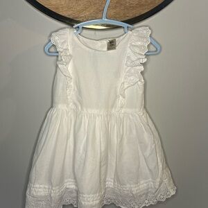 5 for $30 OshKosh B'gosh White Eyelet Ruffle Dress